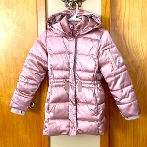Gap girls rose gold parka